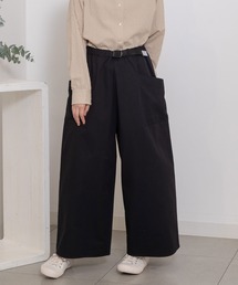 プラバックルベルトタックパンツ