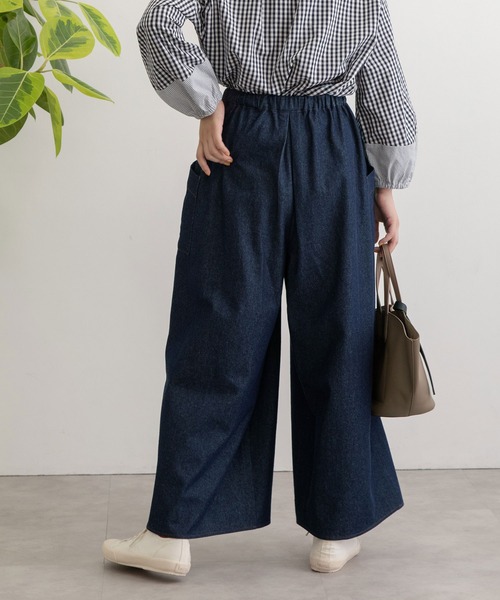 POU DOU DOU（プードゥドゥ）の「プラバックルベルトタックパンツ（その他パンツ・レディース・ブラック/イエロー/キナリ/インディゴブルー・3）」の5枚目の写真