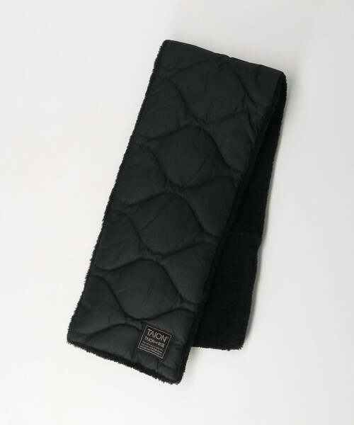 TAION（タイオン）の「＜TAION＞ミリタリー リバーシブル ダウンマフラー（マフラー・メンズ・オリーブ/ネイビー/ブラック/ケリーグリーン/グレー・FREE）」の21枚目の写真