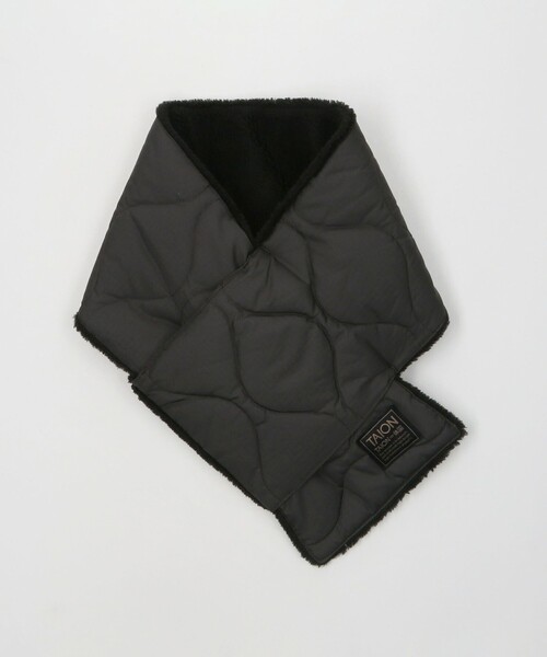 TAION（タイオン）の「＜TAION＞ミリタリー リバーシブル ダウンマフラー（マフラー・メンズ・オリーブ/ネイビー/ブラック/ケリーグリーン/グレー・FREE）」の17枚目の写真