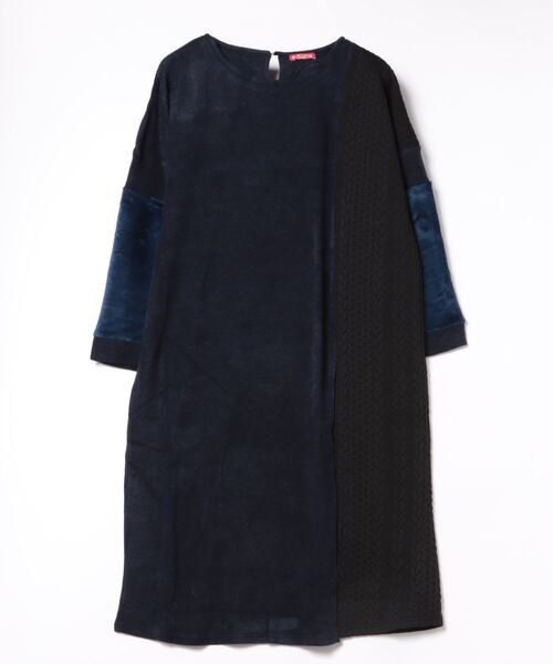 チャイハネ（チャイハネ）の「【チャイハネ】マロナパッチワークワンピース（ワンピース・レディース・ブラック/レッド/ベージュ/グリーン・FREE）」の5枚目の写真