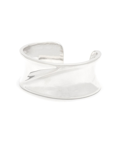 YArKA（ヤーカ）の「【YArKA/ヤーカ】[egoistic series]  3-dimensional distortion bangle [percroo2] / 立体歪みハードバングル（バングル/リストバンド・レディース・シルバー・FREE）」の3枚目の写真