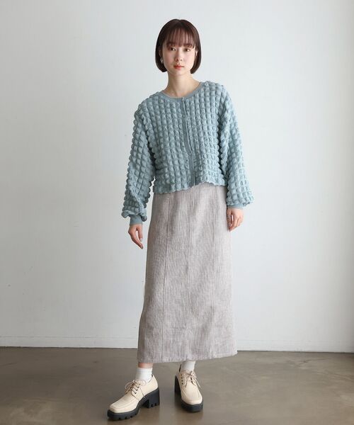 RETRO GIRL(レトロガール)の「ツイードナローSK(スカート・レディース・ブラック/ライトグレー・MEDIUM)」の20枚目の写真