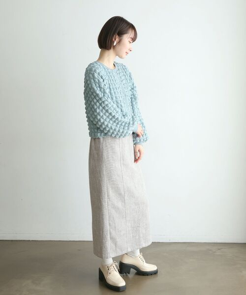 RETRO GIRL(レトロガール)の「ツイードナローSK(スカート・レディース・ブラック/ライトグレー・MEDIUM)」の22枚目の写真
