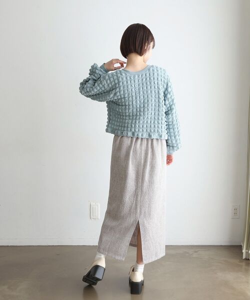 RETRO GIRL(レトロガール)の「ツイードナローSK(スカート・レディース・ブラック/ライトグレー・MEDIUM)」の3枚目の写真
