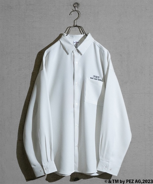 新品未使用Russelunoビジュアルプリント オーバーサイズシャツ