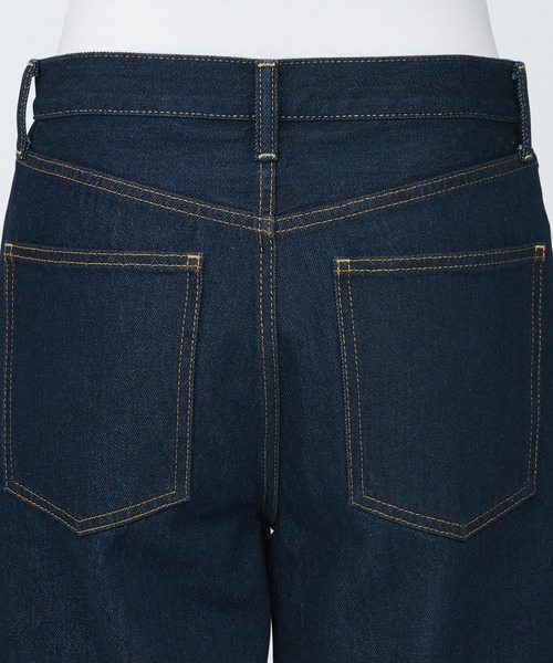 無印良品(ムジルシリョウヒン)の「婦人 デニムワイドバギーパンツ 股下72(デニムパンツ・レディース・ネイビー系・23inch/26inch/24inch/25inch/27inch)」の6枚目の写真