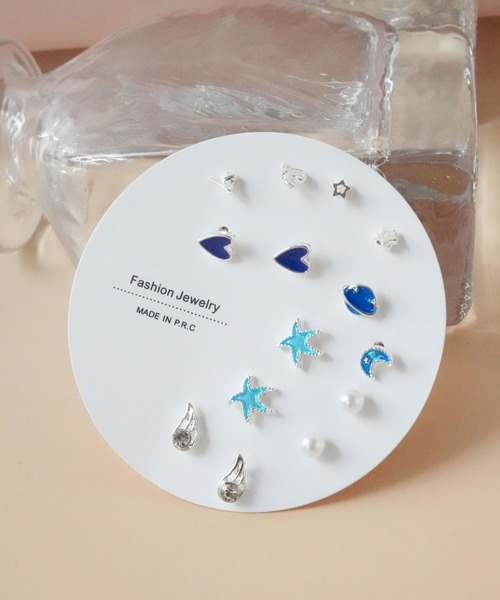【在庫処分セールセット】 ハンドメイド ピアス 6MDD003PC-01.jpg