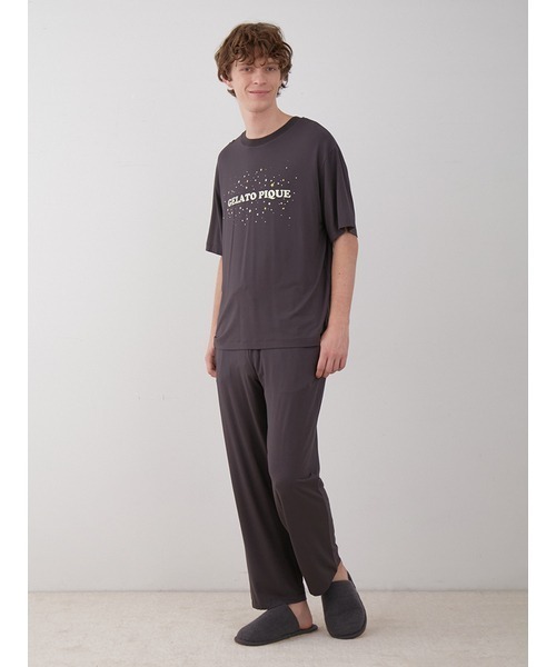 【HOMME】レーヨンスタープリントTシャツ&ロングパンツ HOMME】レーヨンスタープリントTシャツ&ロングパンツ｜Yahoo