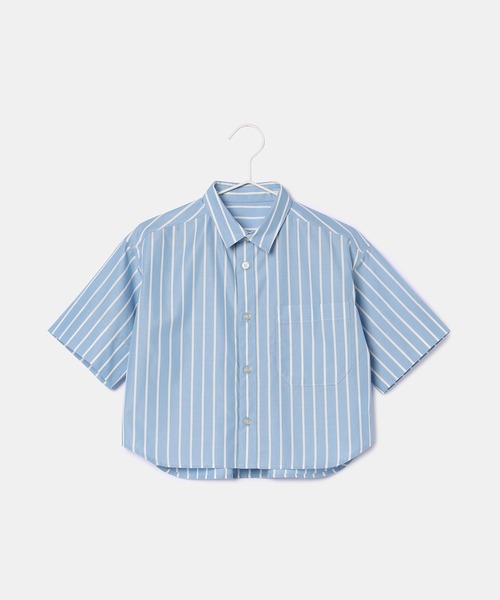 ROPE' PICNIC(ロペピクニック)の「【BOYS】ハーフスリーブシャツ/リンクコーデ(シャツ/ブラウス・キッズ・ネイビー/サックスブルー・130/120/140/110/150)」の3枚目の写真