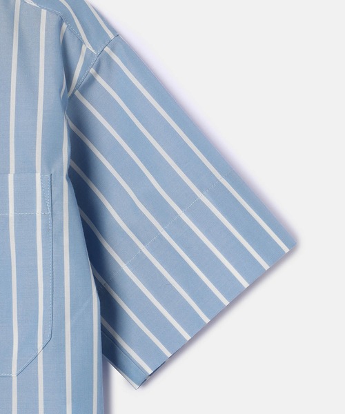ROPE' PICNIC(ロペピクニック)の「【BOYS】ハーフスリーブシャツ/リンクコーデ(シャツ/ブラウス・キッズ・ネイビー/サックスブルー・130/120/140/110/150)」の7枚目の写真