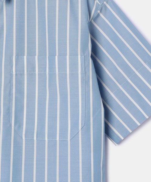 ROPE' PICNIC(ロペピクニック)の「【BOYS】ハーフスリーブシャツ/リンクコーデ(シャツ/ブラウス・キッズ・ネイビー/サックスブルー・130/120/140/110/150)」の8枚目の写真