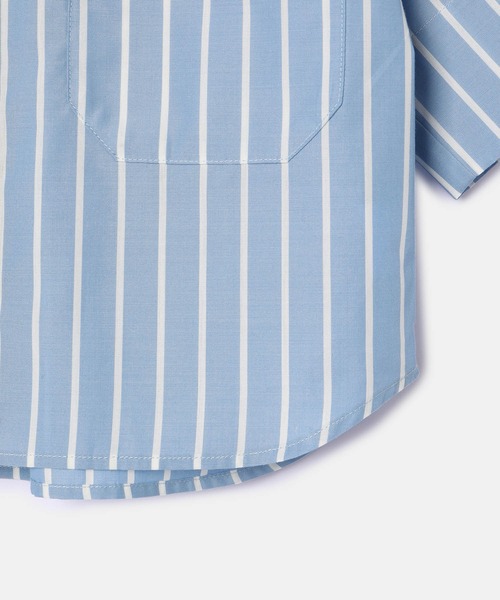 ROPE' PICNIC(ロペピクニック)の「【BOYS】ハーフスリーブシャツ/リンクコーデ(シャツ/ブラウス・キッズ・ネイビー/サックスブルー・130/120/140/110/150)」の9枚目の写真