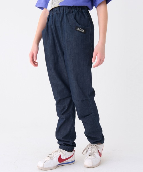 KRIFF MAYER Kid's Collection(クリフメイヤーキッズコレクション)の「ハイメッシュデニムパンツ(テーパードタイプ)(デニムパンツ・キッズ・ライトブルー/ダークブルー・120/130/140/150/160/170)」の2枚目の写真
