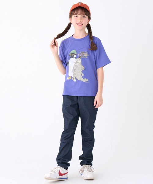 KRIFF MAYER Kid's Collection(クリフメイヤーキッズコレクション)の「ハイメッシュデニムパンツ(テーパードタイプ)(デニムパンツ・キッズ・ライトブルー/ダークブルー・120/130/140/150/160/170)」の10枚目の写真