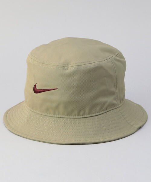 NIKE(ナイキ)の「NIKE/ナイキ ナイキ エイペックス スウッシュ バケットハット / FB5382(ハット・メンズ・ベージュ/ブラック・LARGE)」の1枚目の写真