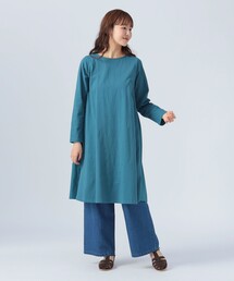 BEAMS HEART（ビームスハート）の「後ろタック 異素材ワンピース（ワンピース）」