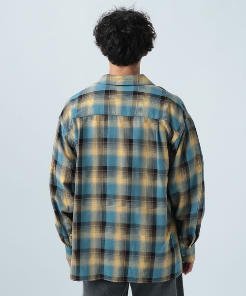 BAYFLOW(ベイフロー)の「オンブレアソートチェックシャツ(シャツ/ブラウス・メンズ・ブラック/ブルー・MEDIUM/LARGE)」の7枚目の写真
