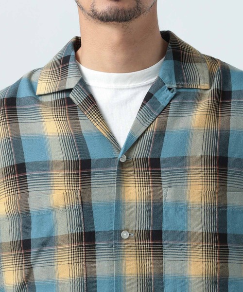 BAYFLOW(ベイフロー)の「オンブレアソートチェックシャツ(シャツ/ブラウス・メンズ・ブラック/ブルー・MEDIUM/LARGE)」の8枚目の写真
