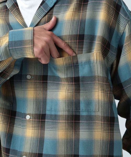 BAYFLOW(ベイフロー)の「オンブレアソートチェックシャツ(シャツ/ブラウス・メンズ・ブラック/ブルー・MEDIUM/LARGE)」の11枚目の写真