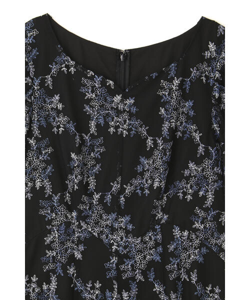 JILL STUART(ジルスチュアート)の「◆チュール刺繍フレアドレス(ワンピース・レディース・ベージュ/ブラック・0/2/4)」の10枚目の写真