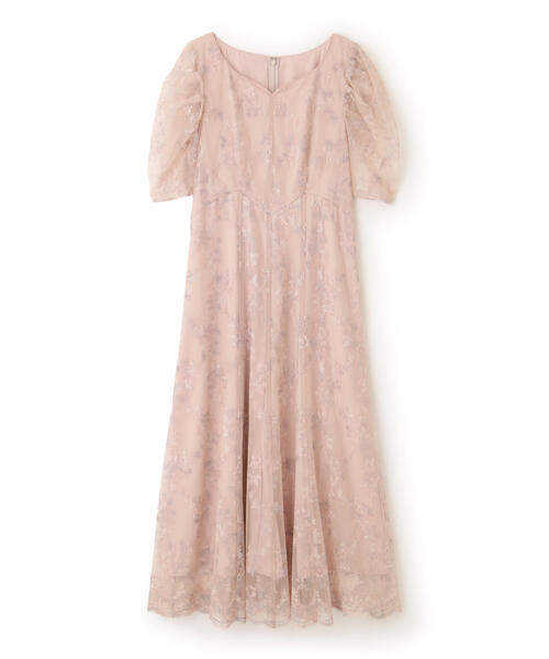 JILL STUART(ジルスチュアート)の「◆チュール刺繍フレアドレス(ワンピース・レディース・ベージュ/ブラック・0/2/4)」の16枚目の写真