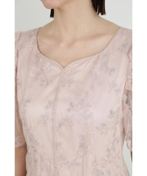 JILL STUART(ジルスチュアート)の「◆チュール刺繍フレアドレス(ワンピース・レディース・ベージュ/ブラック・0/2/4)」の21枚目の写真
