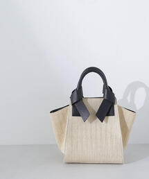 NATURAL BEAUTY BASIC | ◇【美人百花掲載】PPリボンハンドルトートバッグ(トートバッグ)