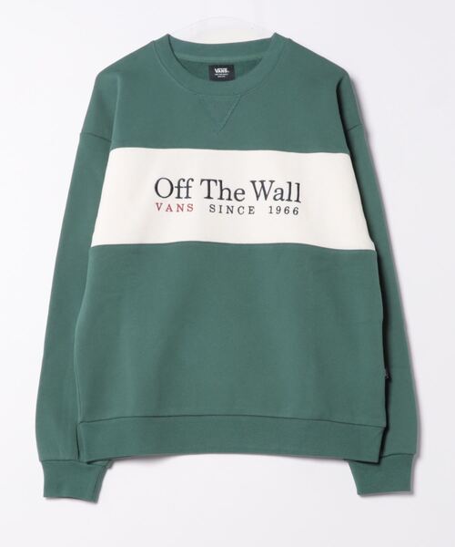 VANS ヴァンズ M Bi-Color Marion C SWT スウェットクルー 124R1043600 ABC-MART限定 GREEN（スウェット）｜VANS（バンズ）