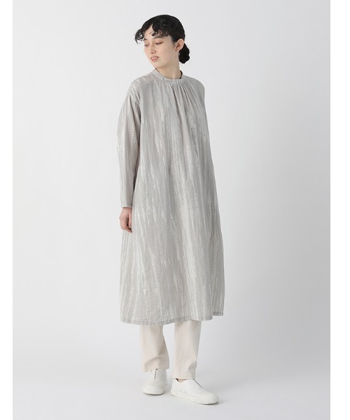 タグ付 プランテーション 2024SS SHIBORIストライプJQワンピース