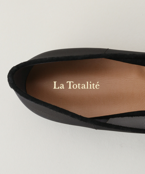 La TOTALITE(ラトータリテ)の「LaTotalite チュールフラット(パンプス・レディース・ブラック・22.5cm/23.5cm/24.5cm)」の2枚目の写真