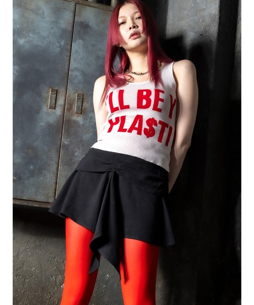 DURAS(デュラス)の「Flare mini skirt(スカート・レディース・ブラック/カーキ・S/M)」の4枚目の写真