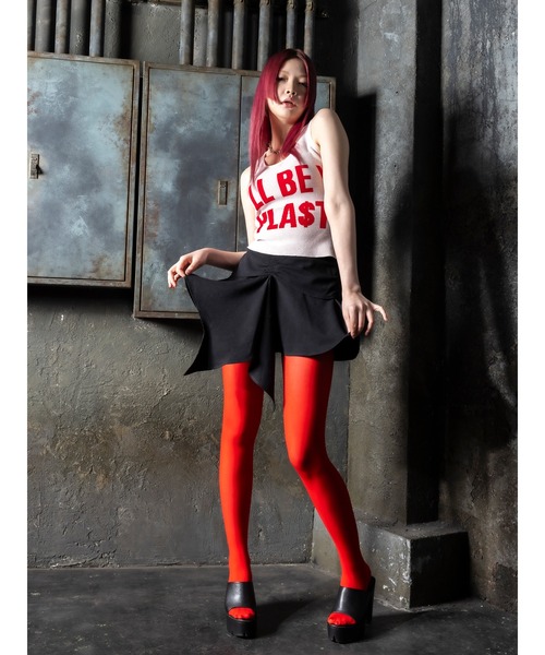 DURAS(デュラス)の「Flare mini skirt(スカート・レディース・ブラック/カーキ・S/M)」の6枚目の写真