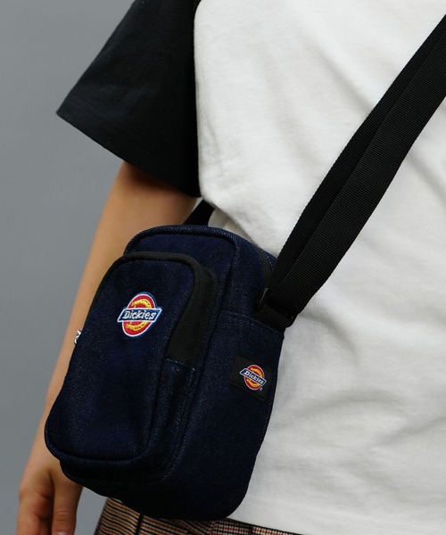 Dickies（ディッキーズ）の「Dickies/ディッキーズ ミニショルダーバッグ 80572300（ショルダーバッグ・キッズ・オレンジ/ネイビー/サックスブルー/ブラック・FREE）」の3枚目の写真