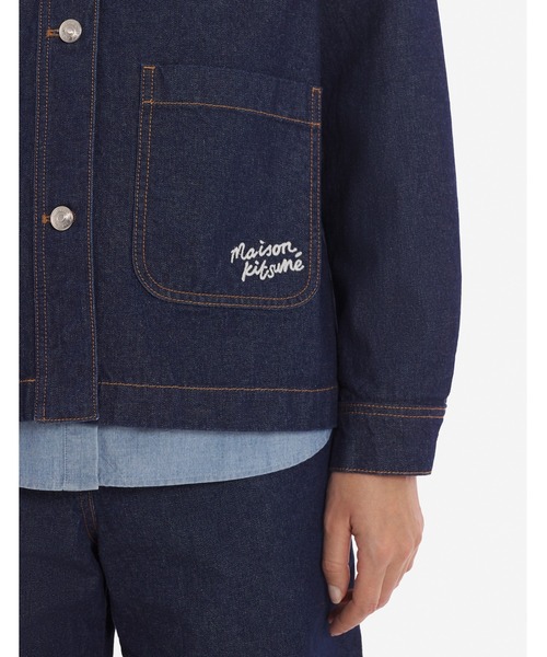 美品MAISON KITSUNE デニムジャケット DENIM JACKET メゾンキツネ】ストレート デニム ジャケット – GQ SHOP