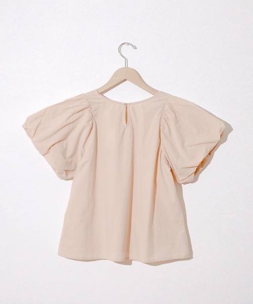 flower（フラワー）の「フェミニンパフブラウス3（シャツ/ブラウス・レディース・ベージュ/アイボリー/ネイビー・FREE）」の22枚目の写真