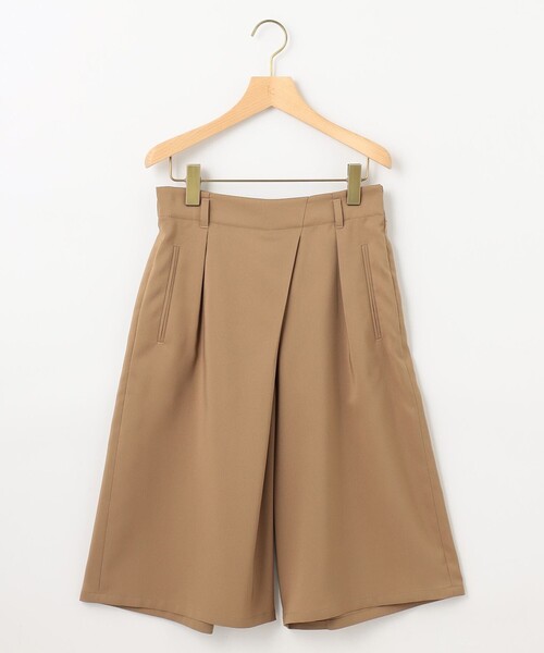 組曲(クミキョク)の「【WEB限定】オシャクロスキュロットパンツ(その他パンツ・レディース・ブラック系/ベージュ系・S2)」の18枚目の写真