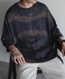 epnok（エプノック）の「インターシャサマーニットTee（ニット/セーター・メンズ）」