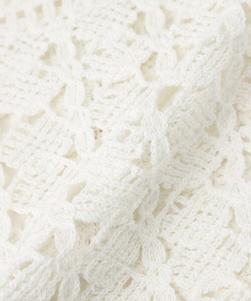 【セール】コットンエンブロイダリー 2WAYニット（カーディガン/ボレロ）｜EPOCA（エポカ）