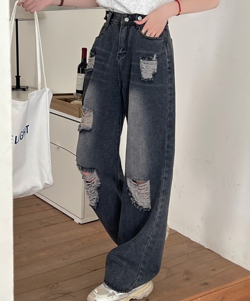 d.i.aダメージデニム ダメージ デニム パンツ – Deuku