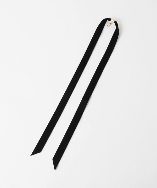 BEAUTY&YOUTH UNITED ARROWS（ビューティーアンドユースユナイテッドアローズ）の「【WEB限定】ベルベット リボン ピン（バレッタ/ヘアクリップ・レディース・ブラック/ネイビー・FREE）」の8枚目の写真