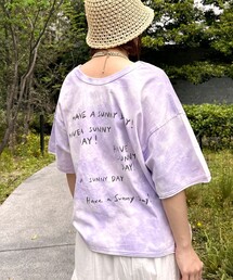 Jonas Claesson（ジョナスクレアッソン）の「JONAS CLAESSON/ジョナス クレアッソン JONAS 2WAYタイダイ ショートスリーブTシャツ/ジョナス 2ウェイ タイダイ  ショートスリーブTシャツ（Tシャツ/カットソー）」