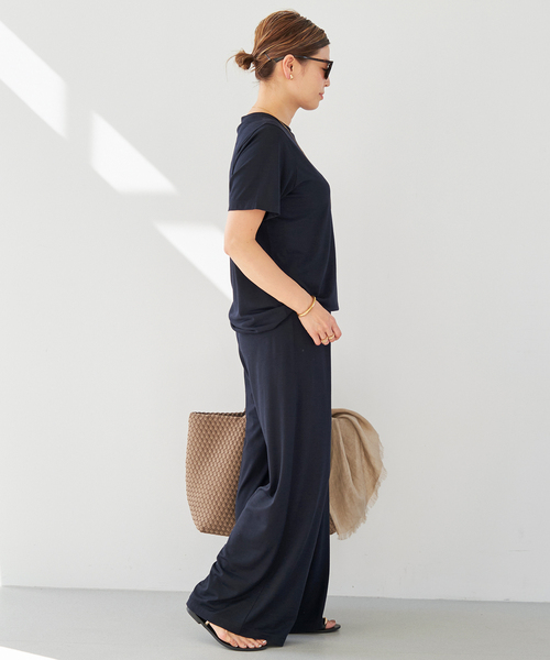 Prime wool jersey Tシャツ（Tシャツ/カットソー）｜Deuxieme