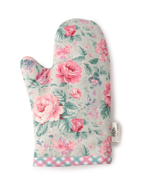 LAURA ASHLEY（ローラアシュレイ）の「ワイルド ローズ柄 ミトン