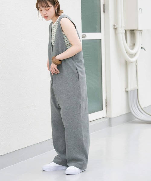 KBF(ケイビーエフ)の「『UR TECH DRYLUXE』バックベルトオールインワン(サロペット/オーバーオール・レディース・グレー/ベージュ系その他・38/36)」の21枚目の写真