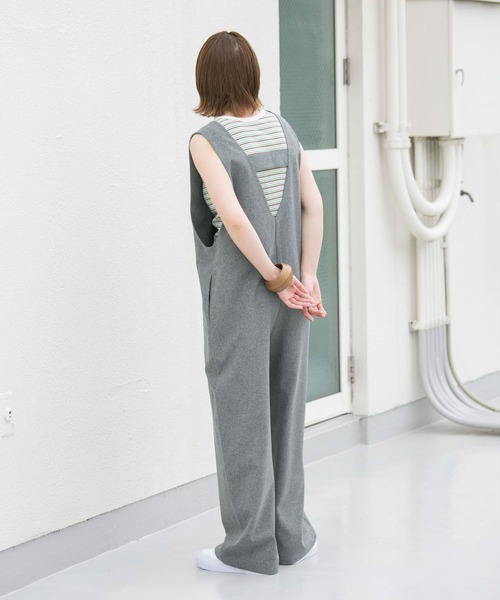 KBF(ケイビーエフ)の「『UR TECH DRYLUXE』バックベルトオールインワン(サロペット/オーバーオール・レディース・グレー/ベージュ系その他・38/36)」の20枚目の写真