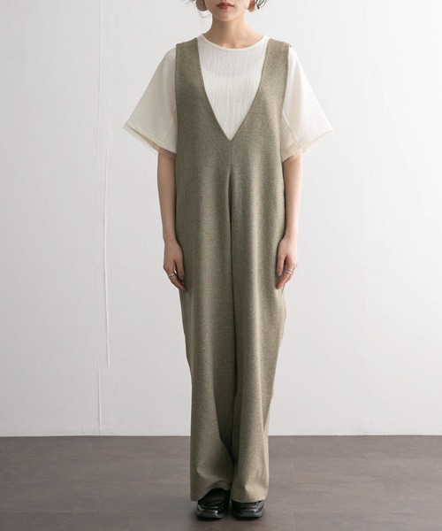 KBF(ケイビーエフ)の「『UR TECH DRYLUXE』バックベルトオールインワン(サロペット/オーバーオール・レディース・グレー/ベージュ系その他・38/36)」の18枚目の写真