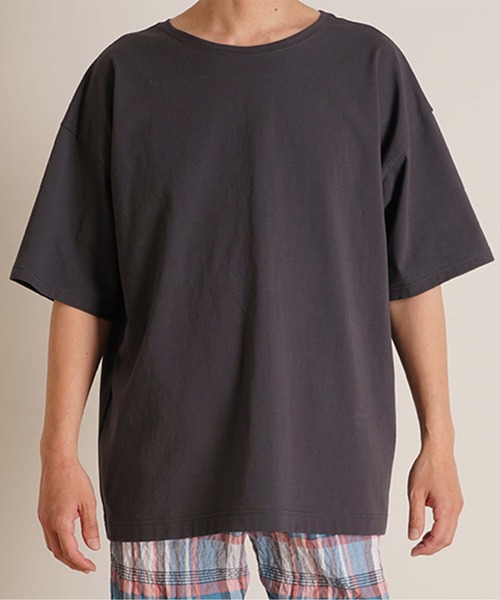 KID BLUE(キッドブルー)の「キッドブルー -20/天竺 -【メンズ】5分袖トップス -MOWN342 -kidblue(Tシャツ/カットソー・メンズ・チャコール・M)」の8枚目の写真