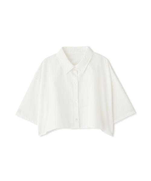 FREE'S MART（フリーズマート）の「◆クロップド半袖シャツ（シャツ/ブラウス・レディース・ブルー/グレー/ホワイト・FREE）」の17枚目の写真