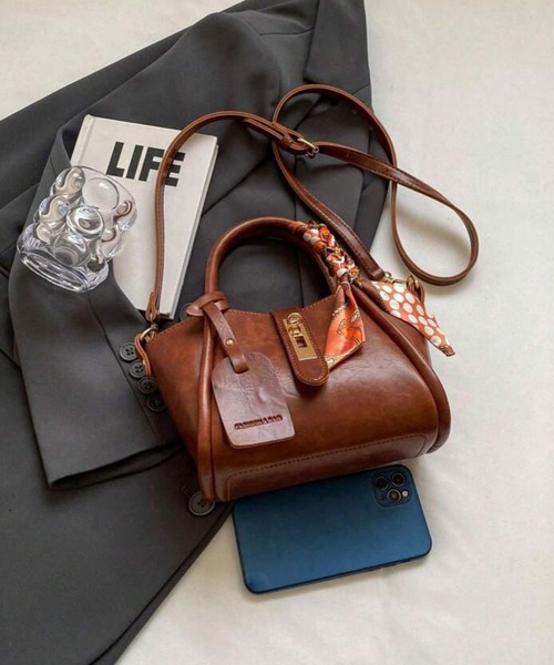 【セール】【 NOLITA / ノリータ 】ショルダーバッグ クロスボディバッグ ハンドバッグ ロック付き 高級感 レザー調 PU ミニバッグ（ショルダーバッグ）｜NOLITA LABORATORY（ノリータラボラトリー）